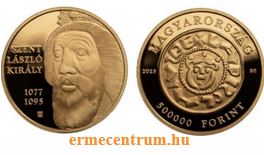 2025. évi Szent László király arany emlékérme 2025. évi Szent László király arany emlékérme